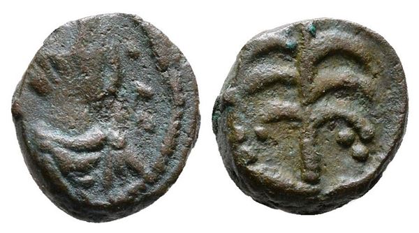 Maurice Tiberius (582-602). Æ Nummus (10mm, 1.13g).  - Auction Greek, Roman and Byzantine Coins	 - Bertolami Fine Art - Prague