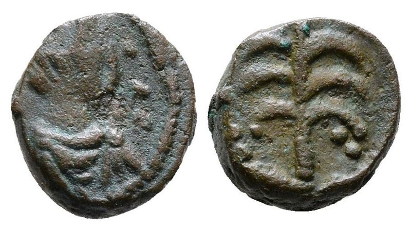 Maurice Tiberius (582-602). Æ Nummus (10mm, 1.13g).