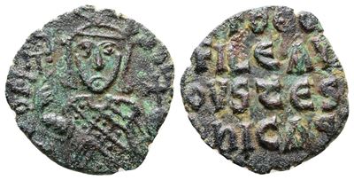 Theophilus (829-842). Æ 20 Nummi (18mm, 1.98g).