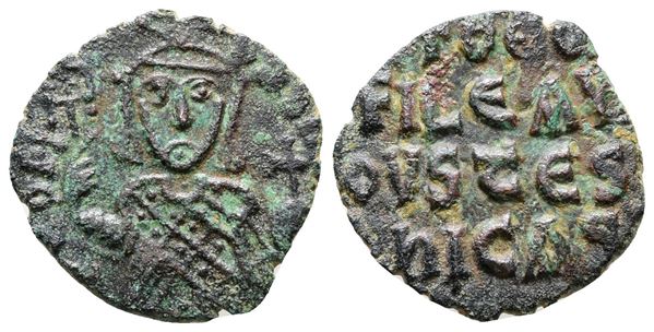 Theophilus (829-842). Æ 20 Nummi (18mm, 1.98g).