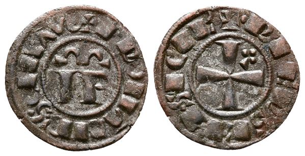 Italy, Sicily, Messina or Brindisi. Federico II (1197-1250). BI Denaro (16mm, 0.62g).  - Auction Greek, Roman and Byzantine Coins	 - Bertolami Fine Art - Prague