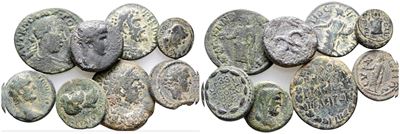 Lot Of 8 Roman Provincial Æ Coins