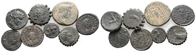 Lot Of 8 Greek And Roman Æ Coins