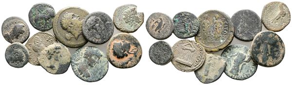 Lot of 10 Roman Provincial Æ coins  - Auction Greek, Roman and Byzantine Coins	 - Bertolami Fine Art - Prague