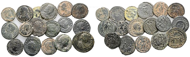 Lot Of 17 Roman Æ Coins