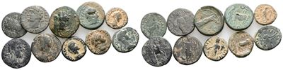 Lot Of 10 Roman Provincial Æ Coins