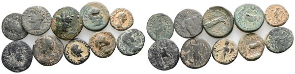 Lot of 10 Roman Provincial Æ coins  - Auction Greek, Roman and Byzantine Coins	 - Bertolami Fine Art - Prague