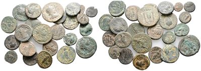 Lot Of 24 Roman Provincial Æ Coins