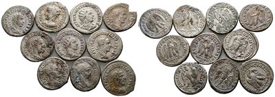 Lot Of 10 Roman Provincial Bi Tetradrachms