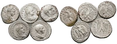 Lot Of 5 Roman Provincial Bi Tetradrachms