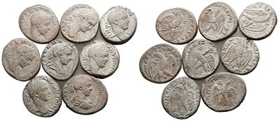 Lot Of 8 Roman Provincial Bi Tetradrachms