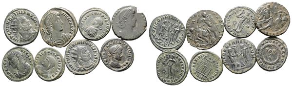 Lot of 8 Roman Æ coins  - Auction Greek, Roman and Byzantine Coins	 - Bertolami Fine Art - Prague