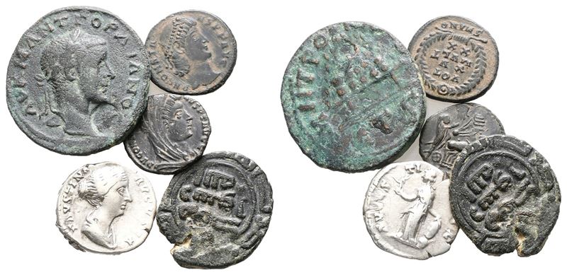 Lot Of 5 Roman Æ Coins