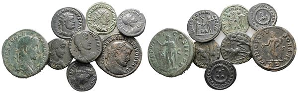 Lot of 8 Roman Æ coins  - Auction Greek, Roman and Byzantine Coins	 - Bertolami Fine Art - Prague