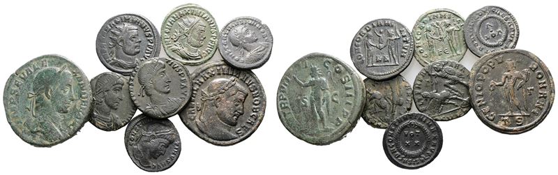 Lot Of 8 Roman Æ Coins