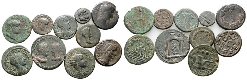 Lot Of 10 Roman Provincial Æ Coins