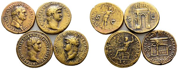 Lot of 4 Cast Sestertii in Paduan style  - Auction Greek, Roman and Byzantine Coins	 - Bertolami Fine Art - Prague