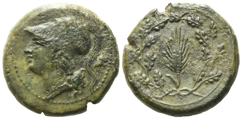 Sicily, Syracuse, Time Of Pyrrhos Of Epeiros (C.ca 278-276 Bc) Æ (5,86 G; 18,8 MM)