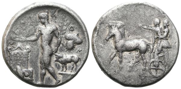 Sicily, Selinos, c. 455-409 BC. AR Tetradrachm (28 mm, 16.94 g).