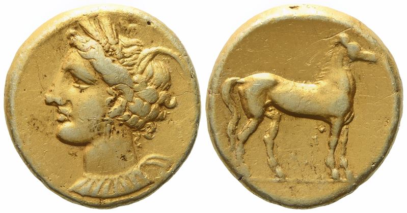 Carthage (C.ca 310-270 Bc), Stater; El (7,45 G; 19 MM)