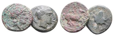 Lot Of 2 Ae Greek Coins. Lot Sold As Is, No Return