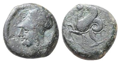 Sicily, Syracuse, 400-390 Bc. Æ Litra (18mm, 7.27g).