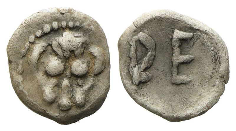 Bruttium, Rhegion (C. 450-445 Bc), Hexas; Ar (0,10 G; 5,9 MM)