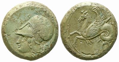 Sicily, Syracuse, Time Of Dionysios i (406-367 Bc), Hemilitron; Æ (6,05 G; 16,4 MM)
