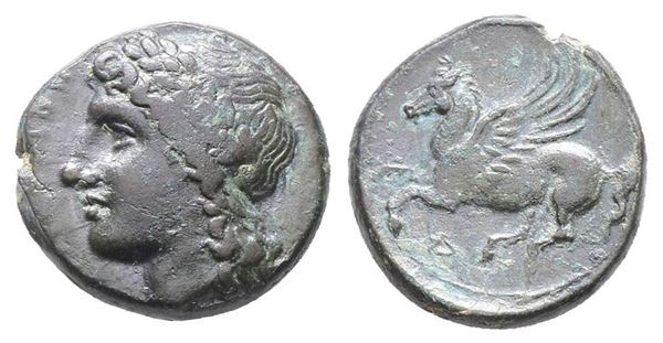 Sicily, Syracuse, 344-317 BC. Æ (17mm, 4.94g).  - Auction Greek, Roman, Byzantine Coins - Bertolami Fine Art - Prague