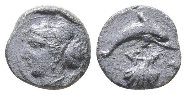 Sicily, Syracuse, c. 415-405 BC. Æ Hemilitron (16mm, 2.29g).  - Auction Greek, Roman, Byzantine Coins - Bertolami Fine Art - Prague