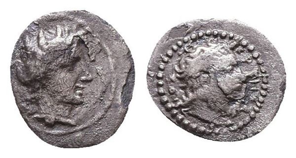 Sicily, Herbessos, 344-339/8 BC. AR Litra (11mm, 0.65g).  - Auction Greek, Roman, Byzantine Coins - Bertolami Fine Art - Prague