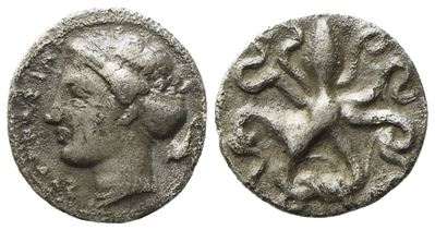 Sicily, Syracuse, Time Of Dionysios i (406-367 Bc), Litra; Ar (0,80 G; 10,6 MM)