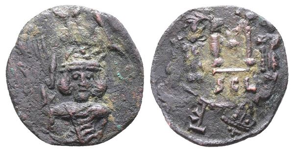 Constantine IV (668-685). Æ 40 Nummi (21mm, 2.37g).