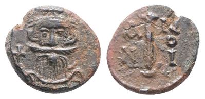Constans II (641-668). Æ 10 Nummi (17mm, 3.29g).