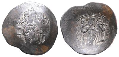 Manuel i (1143-1180). Bi Aspron Trachy (27mm, 3.79g).