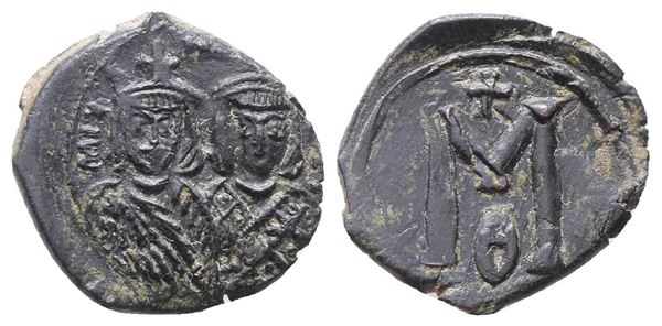 Michael II and Theophilus (820-829). Æ 40 Nummi (21mm, 4.64g).