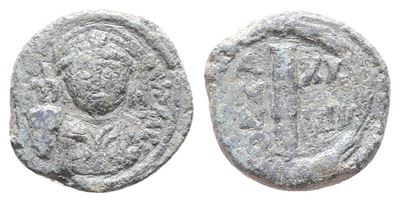 Justinian i (527-565). Æ 10 Nummi (17mm, 4.16g).