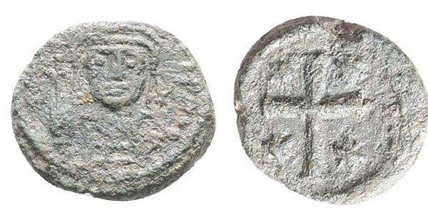 Justinian I (527-565). Æ 10 Nummi (13mm, 2.46g).  - Auction Greek, Roman, Byzantine Coins - Bertolami Fine Art - Prague