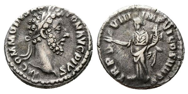 Commodus (177-192). AR Denarius (17mm, 2.96g).