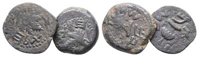 Lot Of 2 Ae Greek Coins. Lot Sold As Is, No Return