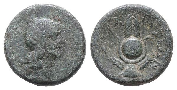 Sicily, Syracuse. Roman rule, 2nd century BC. Æ (19mm, 6.49g).  - Auction Greek, Roman, Byzantine Coins - Bertolami Fine Art - Prague