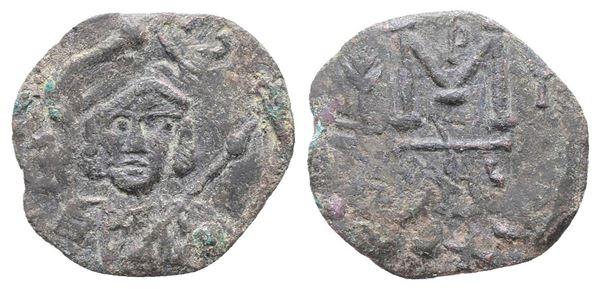 Tiberius III (698-705). Æ 40 Nummi (20mm, 1.84g).