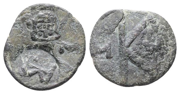 Leo III ? (717-741). Æ 20 Nummi (21mm, 3.49g).