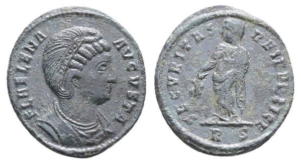 Helena (Augusta, 324-328/30). Æ Follis (19mm, 2.64g).  - Auction Greek, Roman, Byzantine Coins - Bertolami Fine Art - Prague