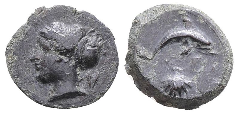 Sicily, Syracuse, C. 415-405 Bc. Æ Hemilitron (18mm, 3.48g).