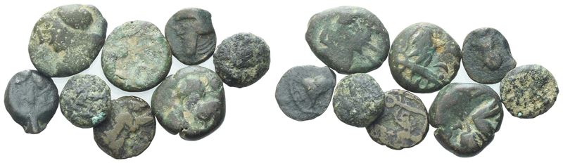 Collezione di 8 monete in Æ, da catalogare