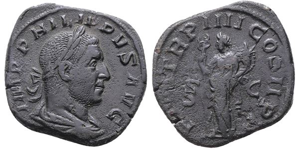 Philip I (244-249). Æ Sestertius (28mm, 15.78g).