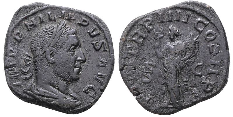 Philip i (244-249). Æ Sestertius (28mm, 15.78g).