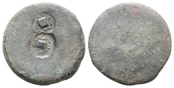 Sicily, Akragas, c. 415-406 BC. Æ Hemilitron (29mm, 15.95g).  - Auction Greek, Roman, Byzantine Coins - Bertolami Fine Art - Prague