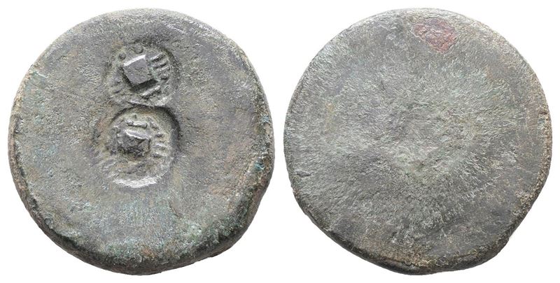 Sicily, Akragas, c. 415-406 BC. Æ Hemilitron (29mm, 15.95g).